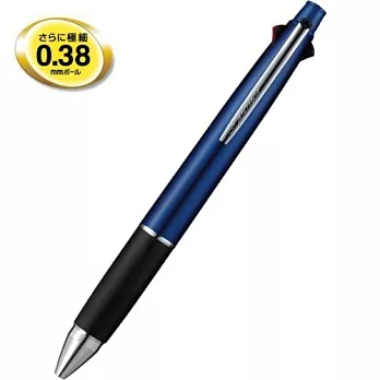 【UNI 三菱】MSXE5-1000-38 4+1多機能筆【超低摩擦 ~ 最新研發墨水！】藍