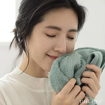 RENKLI 方巾/蓬鬆精紡紗(33x33cm)_五色松石綠