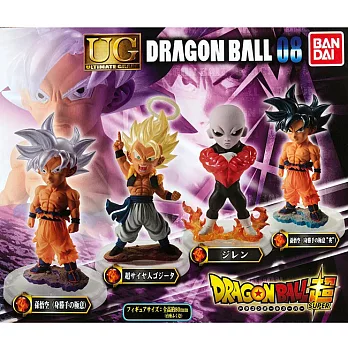 【日本正版授權】全套4款 七龍珠超 UG 08 扭蛋/轉蛋 第8彈 孫悟空/超級賽亞人 292173