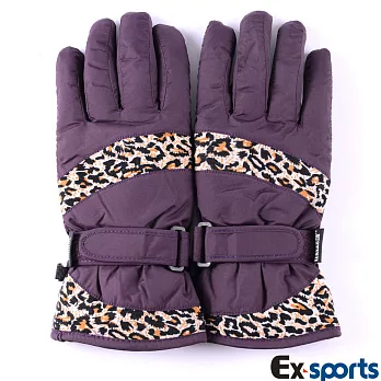 Ex-sports 防水保暖手套 超輕量多功能(女款-7360)F-紫色