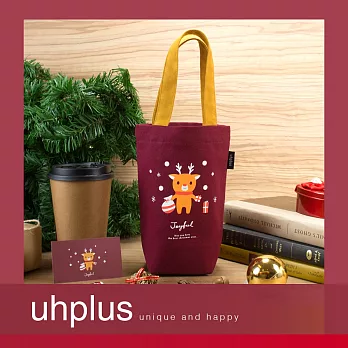 uhplus Xmas 聖誕暖心禮-小馴鹿(飲料袋+聖誕卡)