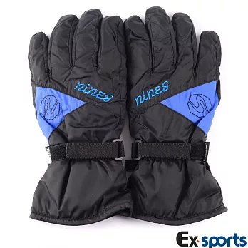 Ex-sports 防水保暖手套 超輕量多功能(男款-7362)F-藍色