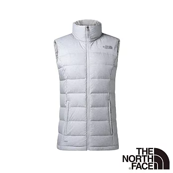 【The North Face】女 700FP防潑水羽絨背心S白色