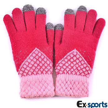Ex-sports 觸控手套 智慧多功能(女款-501)Free-紅色