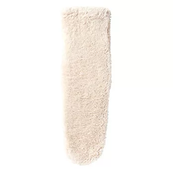 [MUJI無印良品]女聚酯纖維絨毛室內襪米色23~25cm