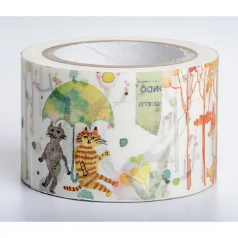 【獨家授權˙和紙膠帶】中西直子插畫「我是貓