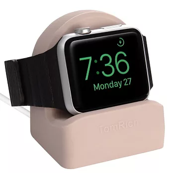 TomRich Apple Watch 專用充電展示座粉紅色