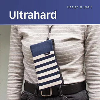 Ultrahard 經典條紋手機袋-粗藍條