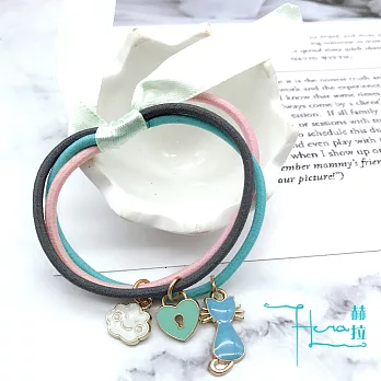 【Hera 赫拉】可愛蝴蝶緞帶飾品髮圈(3款)小貓貓