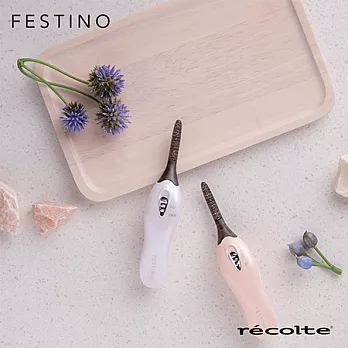 recolte日本麗克特Festino捲翹睫毛器粉嫩紅