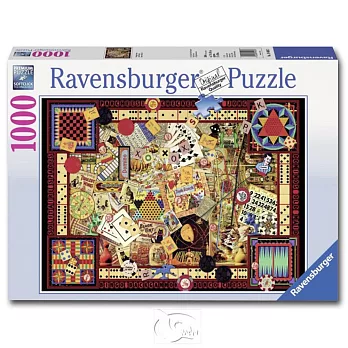 【德國Ravensburger拼圖】復古遊戲-1000片