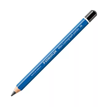 【STAEDTLER 施德樓】100J頂級藍桿超寬素描鉛筆-HB