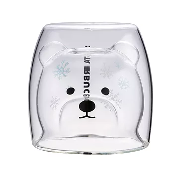 [星巴克]冬季北極熊雙層玻璃杯