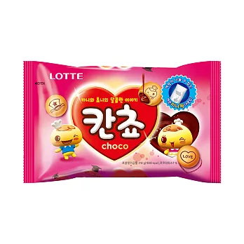 韓國【樂天Lotte】巧克力夾心餅乾球 216g