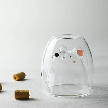 好玻GOODGLAS 鼠鼠雙層玻璃杯