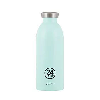 義大利 24Bottles 不鏽鋼雙層保溫瓶 500ml 天空藍