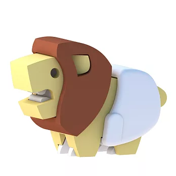 【HALFTOYS】3D動物樂園：獅子寶寶（LION BABY）STEAM教育玩具