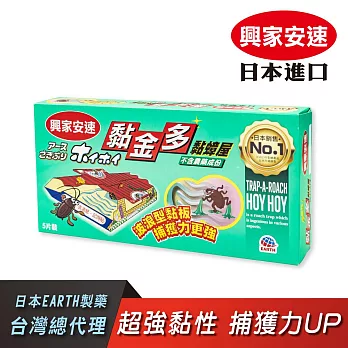 興家安速 黏金多黏蟑屋(5入/盒)