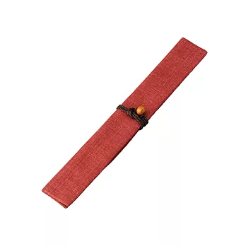 KAWAI / 日本傳統色筷子隨身收納袋- 古代朱