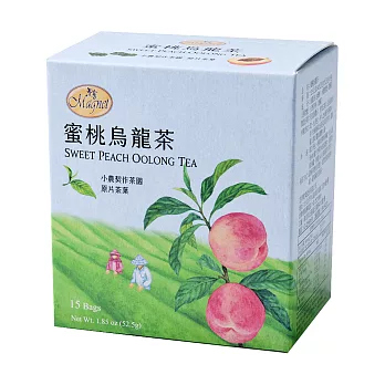 【曼寧】風味台灣茶系列 3-3.5g*15入/盒 蜜桃烏龍茶