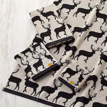 【日本丸真】Anorak英倫設計款洗臉巾 (麋鹿)