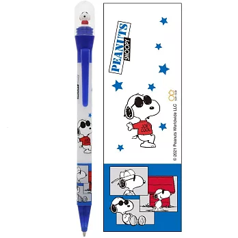 sun-star snoopy 側壓式公仔自動鉛筆 0.5mm 墨鏡史努比