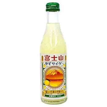 日本【木村】富士山柚子風味汽水-240ml