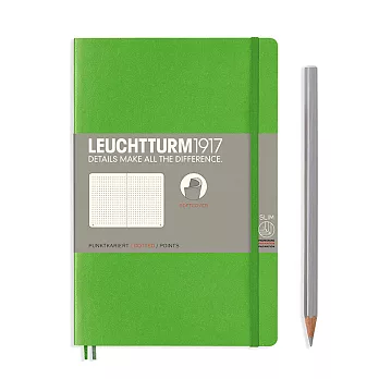 德國 LEUCHTTURM1917 軟殼筆記本 B6  方點 青草綠