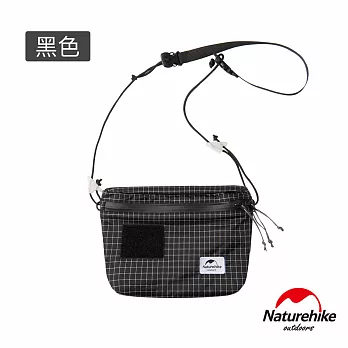 【Naturehike】 ZT12極輕量休閒斜背包3L BB204 黑色