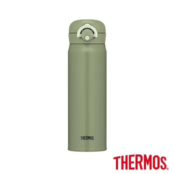 【THERMOS 膳魔師】不銹鋼真空保溫瓶500ml_ (JNR-501-KKI)綠色