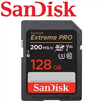 【代理商公司貨】SanDisk 128GB 200MB/s Extreme Pro U3 SDXC UHS-I V30 記憶卡