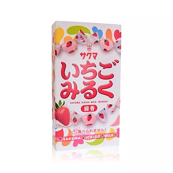 日本百年線香 經典美食香氛線香50g-草莓牛奶糖