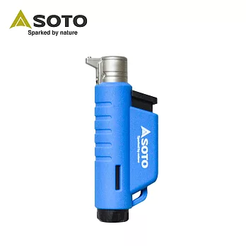日本SOTO I型填充式迷你掌中點火器 ST-485BKEXP(黑) ST-485BLEXP(藍) ST-485RGEXP(橘) 藍色