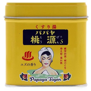 日本五洲藥品-(效日期至2025/5/4) 桃源S柚子香入浴劑/罐裝(70g)