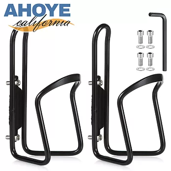 【Ahoye】鋁合金自行車水壺架 (兩入組-含螺絲) 公路車 單車 腳踏車