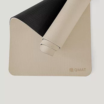 【QMAT】10mm運動墊 台灣製（隨貨附贈束帶及網袋） 日曬褐/黑