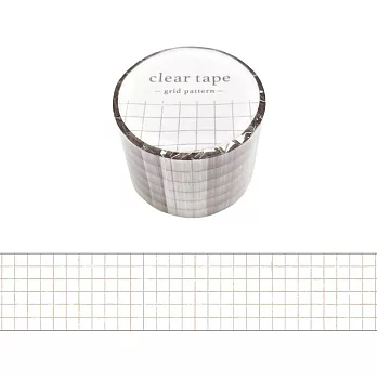 MINDWAVE Clear tape透明膠帶 30mmX3M 網格圖案