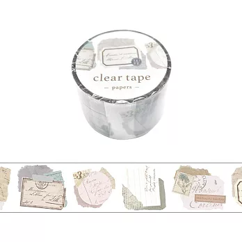 MINDWAVE Clear tape透明膠帶 30mmX3M 紙類