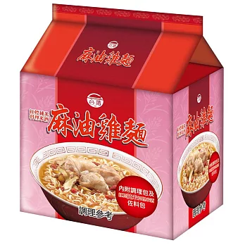 【台酒】 紅標米酒麻油雞袋麵(3包/袋)