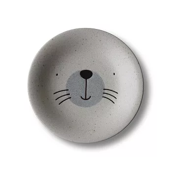 【日本Awasaka】MoguMogu動物 陶瓷淺盤16.5cm ‧ 海豹