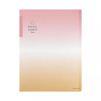 KOKUYO Pastel Cookie Sora 30孔活頁本U罫40枚A4- 紅橙