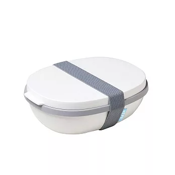 MEPAL / ellipse duo 雙層餐盒- 白