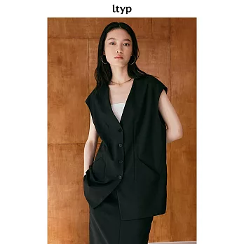 ltyp旅途原品 羊毛都市極簡時髦優雅馬甲 M L-XL  M 靜謐黑