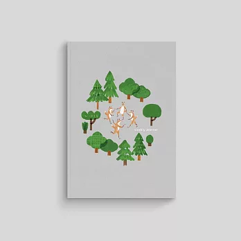 【 Hello Studio 你好工作室 】狐吉森森 | 15weeks八分格記事本 無時效週計畫手帳