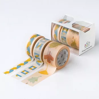 【日本mt和紙膠帶】× KAMOI 100周年紀念套組第二彈 ‧ Philippe Weisbecker(3捲入)