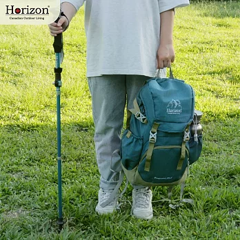 【Horizon 天際線】 Petite短版輕量鋁合金折疊登山杖 天河藍
