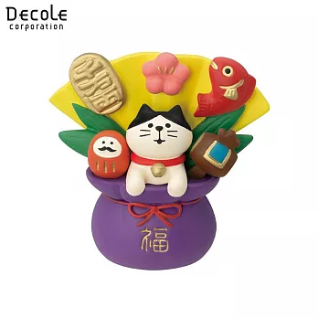 【DECOLE】concombre 吸引好福氣佳年華 開運滿福寶袋貓