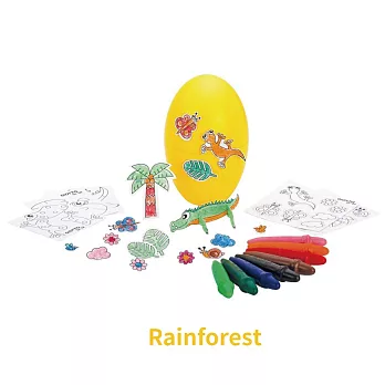 【義大利 GIOTTO】寶貝羊塗鴉蛋 熱帶森林