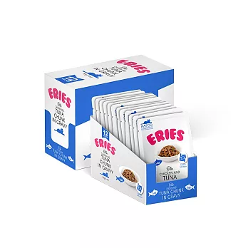 Eries 伊瑞思 ｜益生元主食罐/餐包系列｜ 雞、鮪雙拼｜24入*85g