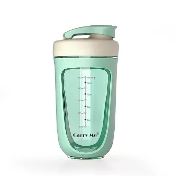 CarryMe 健身運動水壺 乳清蛋白搖搖杯 600ml (顏色可選) 綠色